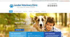 Desktop Screenshot of londonvetclinic.com